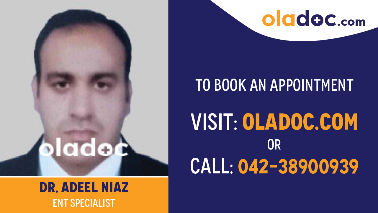 Book appointment with Dr.Adeel Niaz-best ENT Specialist in Faisalabad